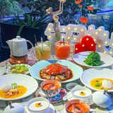 秋日夜幕下的浪漫，赏绚丽光影品三门🦀️蟹膏