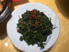 炝拌灰灰菜-李记搅团•非遗陕菜(三桥店)