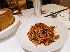 干鱿鱼炒五花肉丝-南景饭店(万家丽路店)