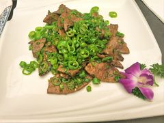 青椒肝片-芙蓉凰花园酒楼