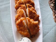 山药中芹煎虾饼-颐和•海鲜砂锅粥•啫啫煲(奥林匹克广场店)