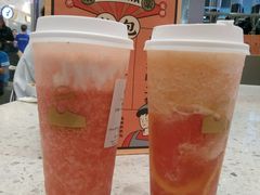 桃子草莓酪酪-LELECHA乐乐茶(月星环球港店)