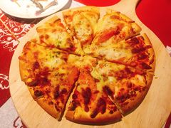 主厨分享烤手工披萨橄榄油芝麻菜-404干式熟成牛排馆•聚会餐厅