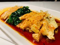 菠菜豆芽拌面筋-西域阿里马新疆菜·清真(桂花路店)