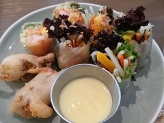 虎虾香芒米纸卷·榴莲汁-CHINCHIN 青青·泰国料理(万象食家店)