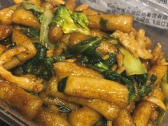 青菜肉丝炒年糕-满江红大酒店(城站店)