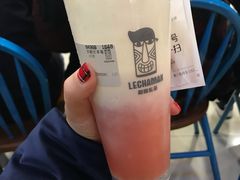 奶酪红草莓-LELECHA乐乐茶(上海五角场万达广场店)