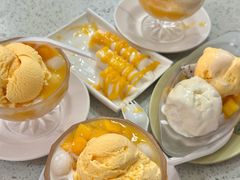 芒果粒伴雪糕-芬芳甜品(同福路店)