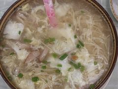 三鲜菌丝汤-蟹谢蒸鲜自助餐厅
