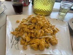 银鱼炒土鸡蛋-蟹天蟹地农家菜·阳澄湖大闸蟹(浅水湾店)