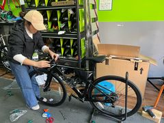 -道路口单车爱瓦士dahon大行