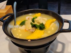上汤炖蛋饺柴锅豆腐-到家尝北京菜(西坝河店)