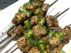麻辣牛肉串-味记盖州小串烧烤海鲜烤肉(鲅鱼圈店)