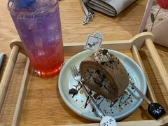 奥利奥咸奶油蛋糕卷-猫小主咖啡·猫咖cat cafe(福田店)