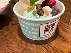 果粒清爽薄荷冰淇淋-伽喱博士 Dr.CURRY咖喱饭(太阳宫咖喱店)