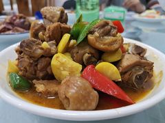 板栗烧鸡-天乐农家鱼头王(天目湖店)
