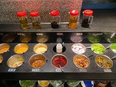 自助调料区-淘米捞·米汤脆鲩鱼火锅(福田皇岗店)