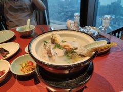 秧草奶汤小巴鱼-镇江苏宁万豪酒店-苏筵中餐厅