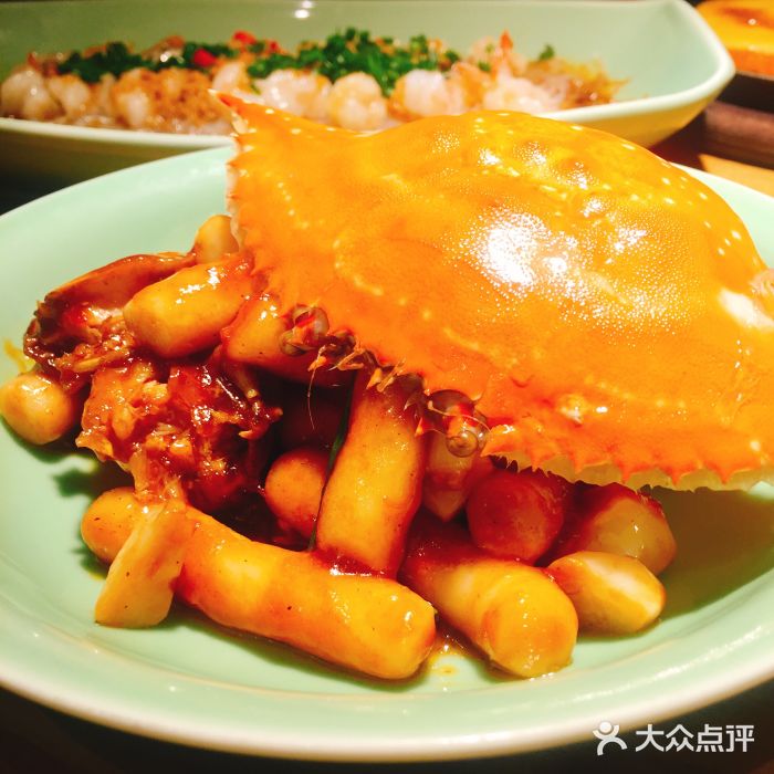 弄堂里(雨花客厅店)梭子蟹炒年糕图片