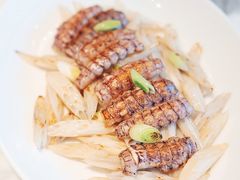 皮皮虾炒时令藕尖-湖滨28中餐厅·西湖宴·杭州君悦酒店