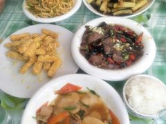 蛤蜊肉拌茄子-华春餐馆(鱼山路店)