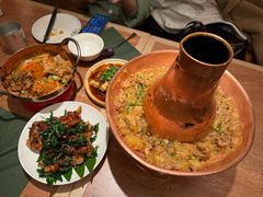 土司铜锅油焖鸡-浩海火燒雲傣家菜(芮欧百货店)