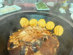 -北京龙庆四季香农家饭庄·灶台鱼·碳烤虹鳟鱼(龙庆峡店)