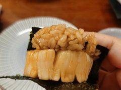 火炙扇贝寿司-鮨清日本料理