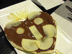 老板特意给我做的可爱的巧克力披萨-EATALIA意塔利意式餐厅(鼓楼店)