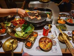 -草家酱蟹炭火烤肉店(珲春南路一店)