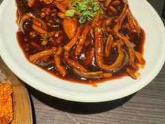 酱爆猪肝鳝丝拌面-阿大排档(长春这有山店)