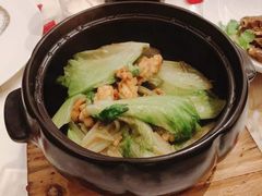 啫啫金钩爽肉唐生菜-宝丽轩中餐厅BAOLIXUAN