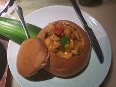 咖喱面包鸡-绿茶餐厅(成都大悦城店)