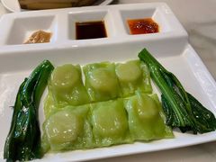 碧绿菠菜鲜贝肠粉-顺德美的万豪酒店-万豪中餐厅