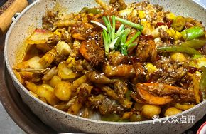 Spicy Frog and Shrimp Hot Pot