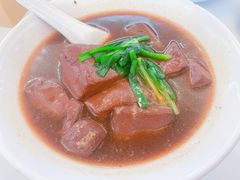 金蒜韭菜猪红-稻香酒家·33年老字号·港式粤菜(富邦中心店)