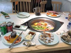 -绿岛港轩海鲜烤肉涮锅自助餐厅