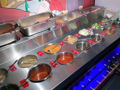 自助调料区-马路牙子地桌烤肉(工体店)