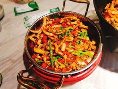 铜锅香辣鱿鱼须-望湘园·湖南菜(宏伊店)