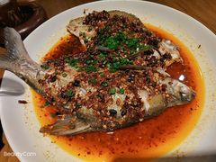 豆辣蒸鱼-李久其家民间餐厅(观沙岭公园店)