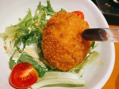 酥炸猪肉裹温泉蛋-胜博殿日式炸猪排(侨福芳草地店)