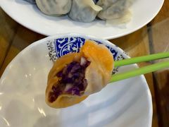 紫甘蓝锅巴馅饺子-宝源饺子(麦子店街店)