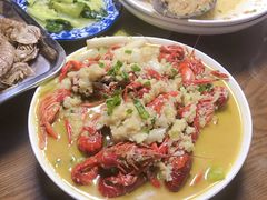 蒜泥小龙虾-笔墨纸虾之烧烤海鲜虾尾(好爱广场店)