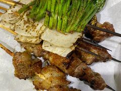 烤娃娃菜-中国新疆艾力巴巴烧烤(银湾居店)