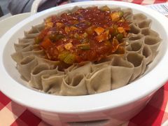 西红柿浇汁莜面-西贝(上海中心店)