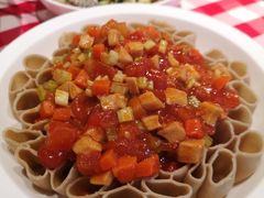 西红柿浇汁莜面-西贝莜面村(万象天地店)