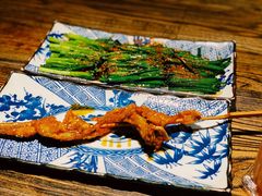 烤韭菜-探鱼·鲜青椒爽麻烤鱼(领展购物广场店)