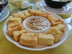 炸豆腐-台山美食一绝阿四台山黄鳝饭(阿四创作店)
