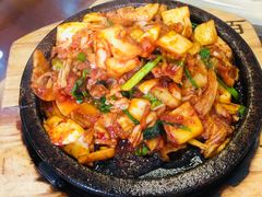 辣白菜五花肉-金达莱冷面百年石锅饭(宾馆胡同店)