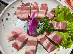 原切带皮五花肉-梦山水日本烧肉(五四广场店)